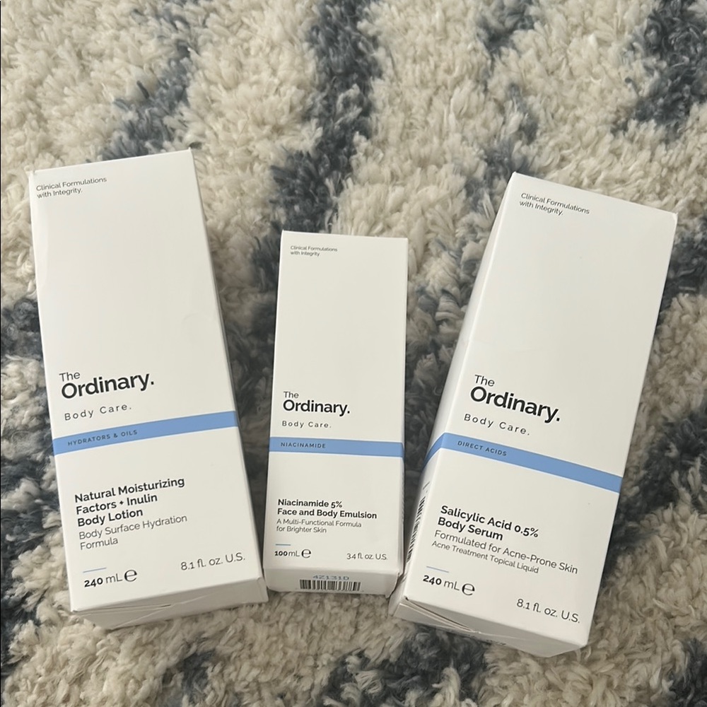 The Ordinary Body Care set NWT